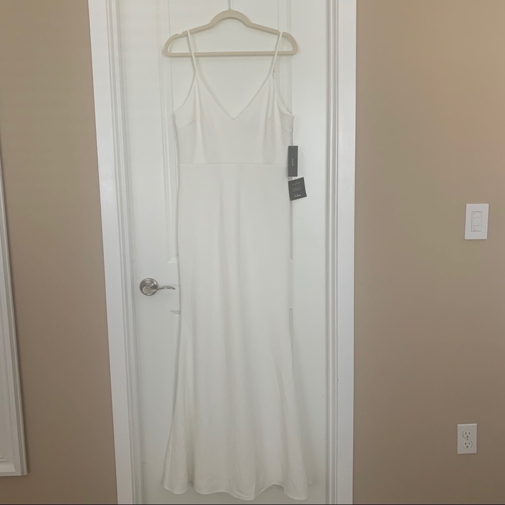 Lulus Infinite Glory White Maxi Dress